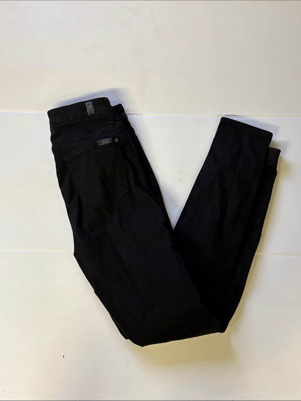 7 For All Mankind Women's Skinny Jeans - Black
